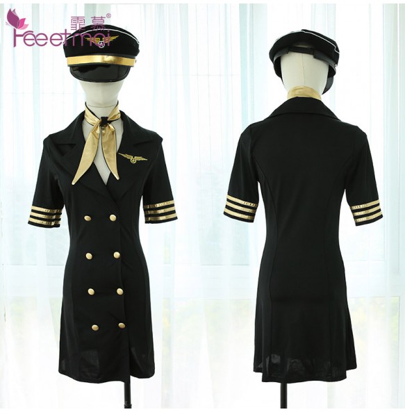 FEE ET MOI Stewardess Uniforms (Black)